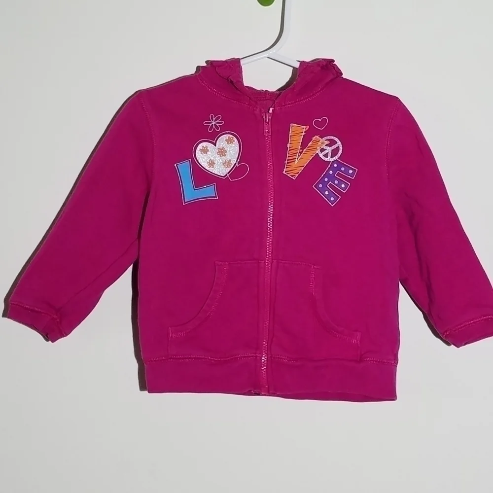 Okie Dokie Love Hoodie 18m